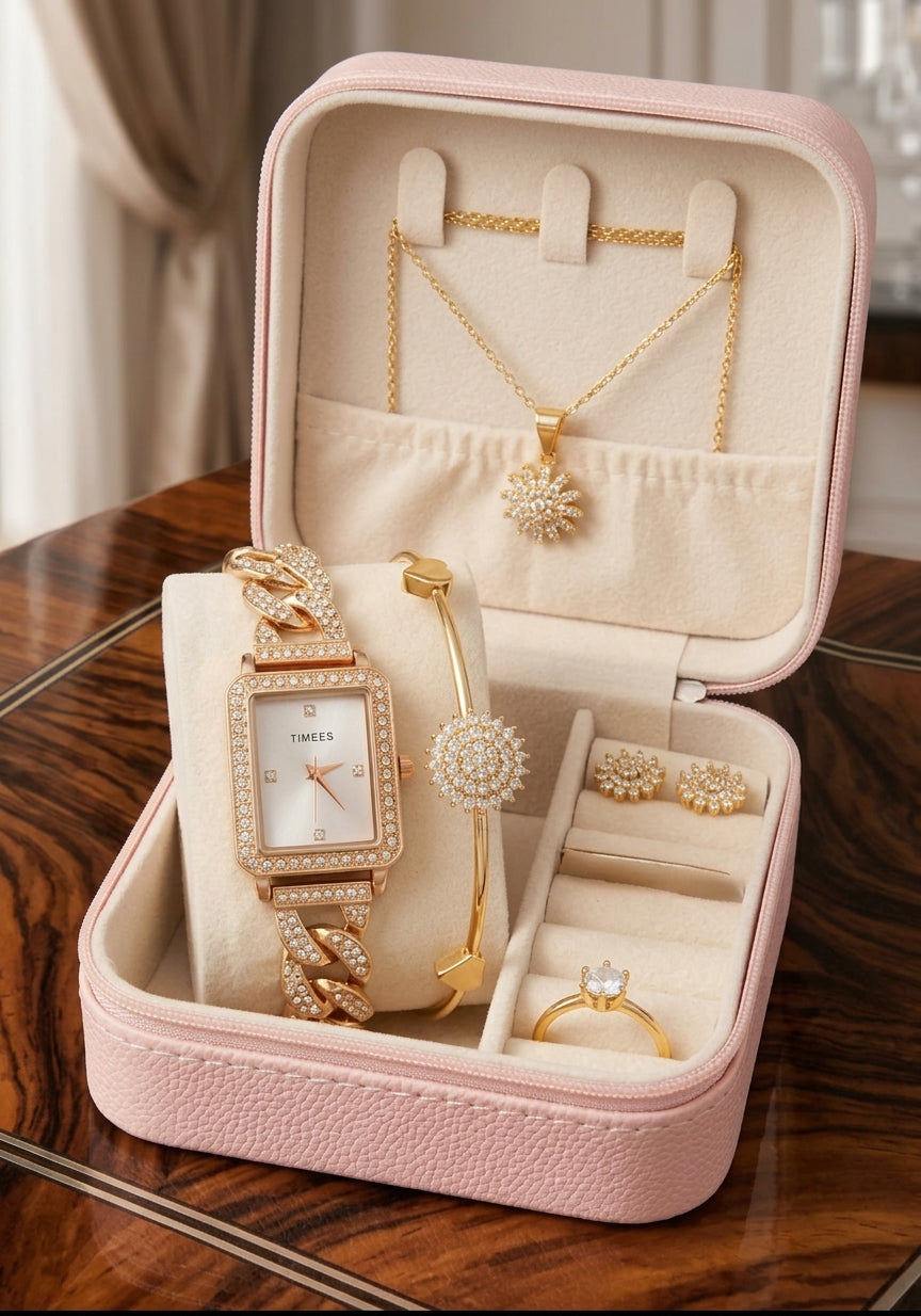Luxury Gold Jewelry Set for Women